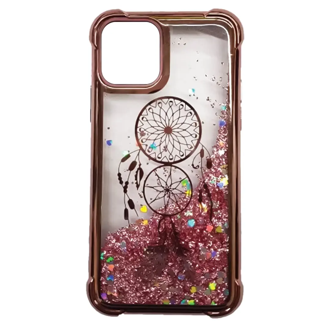 iPhone 13 Waterfall Protective Case Rose Gold Dreamcatcher